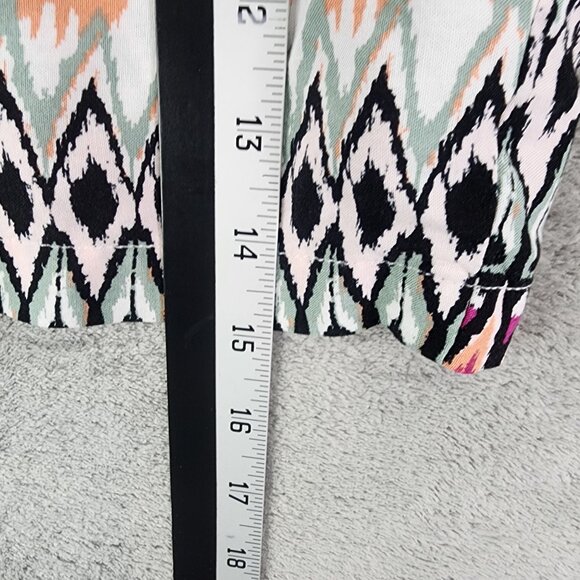 Women's Wildfox Printed Shorts Multi-Color Elastic Waistband 5" Inseam Size M - Picture 7 of 8